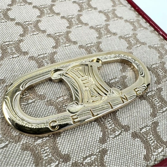 Authentic Celine Macadam Leather Canvas Long Wallet - Picture 6 of 12